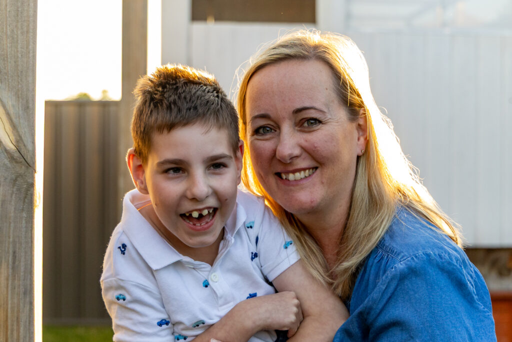 Patrick and his mum, Julia