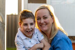 Patrick and his mum, Julia