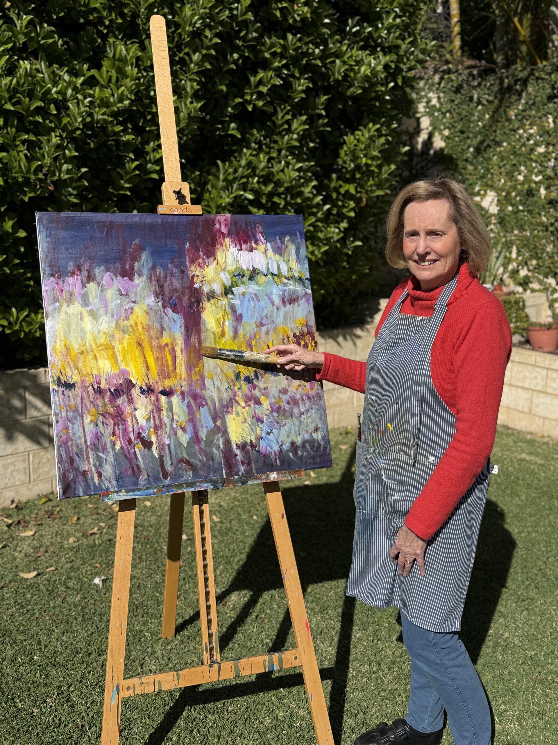 Norma Pearce blind artist pic